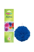 BALONEVİ 40 Cm Mavi Ponpon Fener , Petek Fener - 1