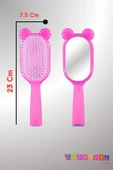 CARNAVAL Elips Panda Aynalı Saç Fırçası - 3