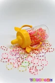 CARNAVAL Biberon Figürlü Renkli Perma Lastik Toka  2'li Set - 3