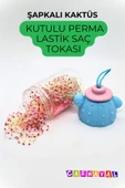 CARNAVAL Şapkalı Kaktüs Figürlü Perma Saç Lastiği - 1