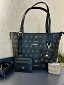 Armine Kartlık ve Bileklik Hediyeli El Ve Kol Çantası Omuz Çantası VS.BLKT.0135 thumbnail 1