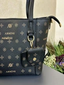 Armine Kartlık ve Bileklik Hediyeli El Ve Kol Çantası Omuz Çantası VS.BLKT.0135 thumbnail 4