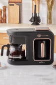 Hatır Plus Mod 5 In 1 Konuşan Kahve Ve Çay Makinesi Black Copper - 1