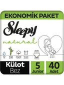 Sleepy Natural Jumbo Külot Bebek Bezi Junior 5 Numara 40 Adet thumbnail 3