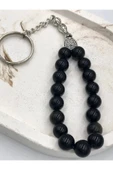 Tasarım Golden Obsidyen (SAKİNLİK) Taşı Doğaltaş Tesbih Anahtarlık - 1