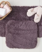 Madame Coco Sheep Banyo Paspası - Koyu Mürdüm - 50x80+45x50 Cm - 1
