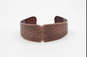 Ankh Motifli Bakır Bileklik - 1