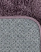 Madame Coco Sheep Banyo Paspası - Koyu Mürdüm - 50x80+45x50 Cm - 2