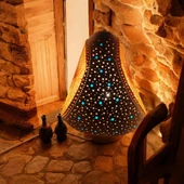 Dekoratif Ipli Model Su Kabağı Lamba,dekortif Su Kabağı Abajur - 3