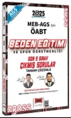 Yargı 2025 ÖABT MEB-AGS Beden Eğitimi Öğretmenliği CROSS Çıkmış Sorular Son 5 Sınav Çözümlü - 1