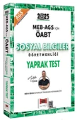 Yargı 2025 ÖABT MEB-AGS Sosyal Bilgiler Öğretmenliği Yaprak Test - Mustafa Özdemir Yargı Yayınları - 1
