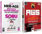 Yargı + İndeks 2025 MEB-AGS Mevzuat Bilgisi + Eğitimin Temelleri ve Türk Milli Eğitim Sistemi Soru Bankası 2 li Set - 1
