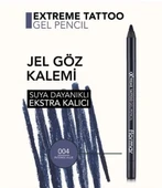 Flormar Extreme Tattoo Ekstra Kalıcı Mat Jel Göz Kalemi 004 Intense Blue - 5