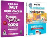 Yargı + İndeks 2025 ÖABT MEB-AGS Okul Öncesi Kindergarten + Çocuğun Yüz Dili Soru Bankası 2 li Set - 1
