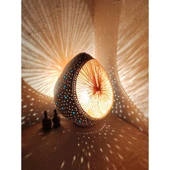 Dekoratif Ipli Model Su Kabağı Lamba,dekortif Su Kabağı Abajur - 5