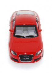 Çek Bırak Audi Benzeri Kırmızı Metal Araba - 4