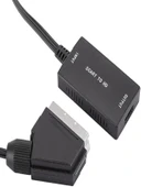 Scart-Kablo Hd Adaptörü 720P 1080P Video Ses Dönüştürücü Çevirici Tv Monitör Projektör İçin Adaptör - 5