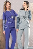 Berrak Bayan Kışlık Pijama Takımı 5290 - 1