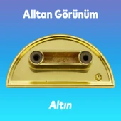 Mobilya Mutfak Çekmece Dolap Dolabı Kapak Kulpu Kulpları Kulbu Plastik Gold Altın Kulp 32 Mm thumbnail 4