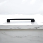 Metal Kulp 160 mm -16 cm Mobilya Çekmece Mutfak Dolabı Dolap Kulpları Kulbu Kulpu Siyah thumbnail 2