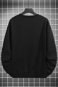 macklin Unisex Kadın Erkek Berserk Baskılı Sıfır Yaka Sweatshirt - 2