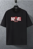 macklin Unisex Kadın Erkek Marvel Spiderman Karakter Baskılı Oversize T-shirt - 1