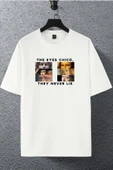 macklin Unisex Kadın Erkek The Eyes Chico Baskılı Oversize T-shirt - 1