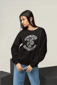 macklin Unisex Kadın Erkek Sons Of Anarchy Baskılı Bisiklet Yaka Sweatshirt - 1