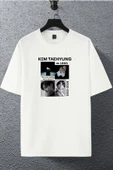 macklin Unisex Kadın Erkek Kim Taehyung Bts Baskılı Oversize T-shirt - 1