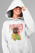 macklin Unisex Kadın Erkek Imposed Bear Özel Tasarım Baskılı Kapşonlu Sweatshirt - 2