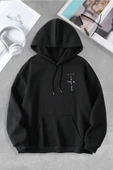 macklin Unisex Kadın Erkek Cactus Jack İskelet Özel Tasarım Baskılı Kapşonlu Sweatshirt - 2