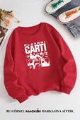 macklin Unisex Kadın Erkek Playboi Carti Özel Tasarım Baskılı Bisiklet Yaka Sweatshirt - 1