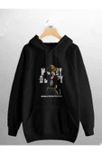macklin Unisex Kadın Erkek One Piece Ruffy Anime Karakter Baskılı Sweatshirt - 1