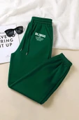 macklin Unisex Kadın Erkek Bling Girl Baskılı Elastik Bel Ve Paça Termal Astarlı 3 İplik Jogger Eşofman Altı - 2
