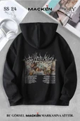 macklin Unisex Kadın Erkek Angel Tablo Özel Tasarım Baskılı Kapşonlu Sweatshirt thumbnail 1