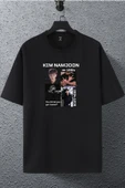 macklin Unisex Kadın Erkek Kim Namjoon Bts Baskılı Oversize T-shirt - 1