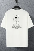 macklin Unisex Kadın Erkek Cactus Jack I-d Baskılı Oversize T-shirt - 1