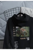 macklin Unisex Kadın Erkek  Callejeros  Ön Arka Baskılı Özel Tasarım Baskılı Kapşonlu Sweatshirt - 1