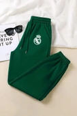 macklin Unisex Kadın Erkek Real Madrd Baskılı Elastik Bel Ve Paça Termal Astarlı 3 İplik Jogger Eşofman Altı - 1