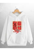 macklin Unisex Kadın Erkek Steel Ball Run Anime Baskılı Sweatshirt - 1