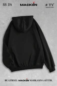 macklin Unisex Kadın Erkek Kapüşonlu Harry Potter Hogwarts Uni Baskılı Fermuarlı Sweatshirt Polar Ceket - 2
