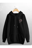 macklin Unisex Kadın Erkek Yılanlı Bıçak Baskılı Sweatshirt - 2