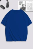 macklin Unisex Cars Şimşek McQueen ve Sally SIRT Baskılı Sevgili Çift Kombini Tasarım Oversize T-shirt 2li - 2