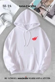 macklin Unisex Kadın Erkek Cacti Travis Özel Tasarım Baskılı Kapşonlu Sweatshirt - 2