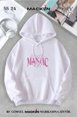 macklin Unisex Kadın Erkek Stray Kids Maniac Özel Tasarım Baskılı Kapşonlu Sweatshirt - 1