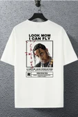 macklin Unisex Kadın Erkek Cactus Jack Baskılı Oversize T-shirt - 1