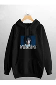 macklin Unisex Kadın Erkek Wednesday Baskılı Tasarım Sweatshirt - 1