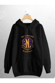macklin Unisex Kadın Erkek Nevermore Academia Wednesday Baskılı Sweatshirt - 1