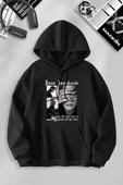 macklin Unisex Kadın Erkek Jeon Jungkook BTS Özel Tasarım Baskılı Kapşonlu Sweatshirt - 1