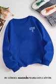macklin Unisex Kadın Erkek Marvel Spiderman Ön ve Arka  Özel Tasarım Baskılı Bisiklet Yaka Sweatshirt - 2